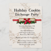 Niedlich Rolling Button Cookie Exchange Urlaub Ein Einladung (Vorne/Hinten)
