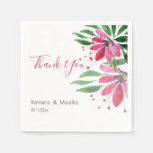 Niedlich Romantik Rosa Lotus Museo Cantonale d'Art Serviette (Vorderseite)