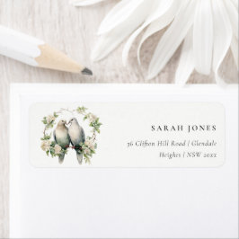 Niedlich Romantische Liebesvögel Botanische Kämpfe