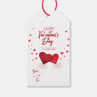 Niedlich romantische Valentinstag Liebe Rote Herze Geschenkanhänger