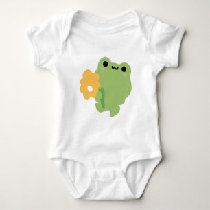 Niedlich-Romantischer Frosch Baby Strampler