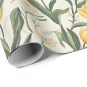 Niedlich Romantisches Tulip Bouquet Wrapping Paper Geschenkpapier (Rolleneckpunkt)