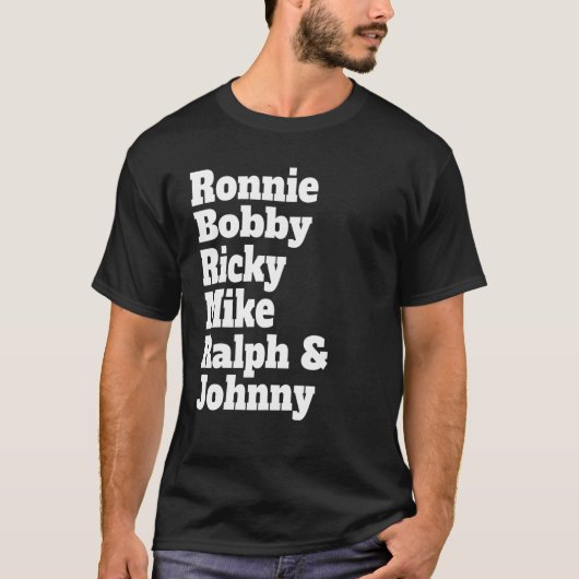 Niedlich - Ronnie Bobby Ricky Mike Ralph and Johnn T-Shirt (Vorderseite)
