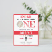 Niedlich Rookie Baseball Budget 1. Geburtstag Einl (Stehend Vorderseite)