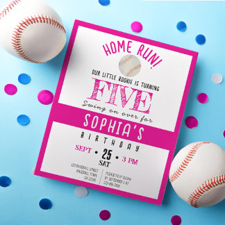 Niedlich Rookie Baseball Budget Girl Geburtstag