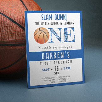 Niedlich Rookie Basketball Budget Boy 1. Geburtsta