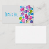 Niedlich rosa abstrakte Kunstbaum Mitteilungskarte (Vorne/Hinten)