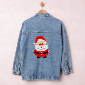 Niedlich rosa afroamerikanische Weihnachtsfeiertag Jeansjacke (Hangar)