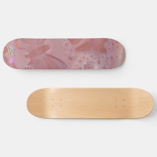 Niedlich-rosa Ästhetik Skateboard (Horizontal)