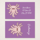 Niedlich rosa Axolotl Thunder_Cove (Vorne & Hinten)