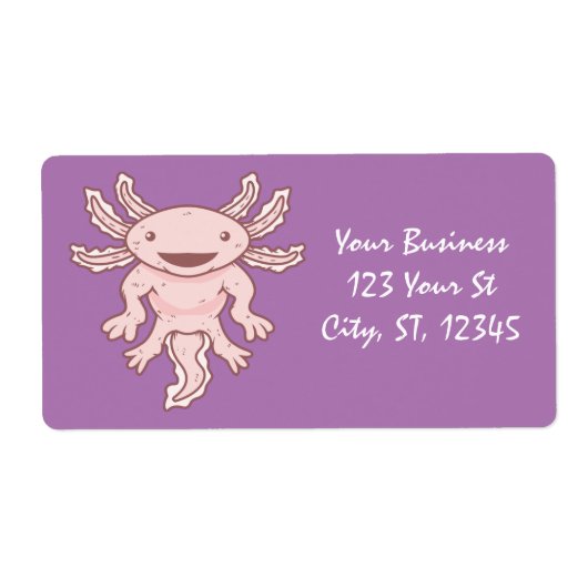 Niedlich rosa Axolotl Thunder_Cove (Vorne)