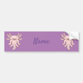 Niedlich rosa Axolotl Thunder_Cove Autoaufkleber (Vorne)