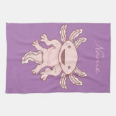 Niedlich rosa Axolotl Thunder_Cove  Geschirrtuch (Horizontal)