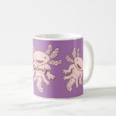 Niedlich rosa Axolotl Thunder_Cove Kaffeetasse (VorderseiteRechts)