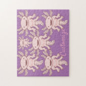 Niedlich rosa Axolotl Thunder_Cove Puzzle (Vertikal)