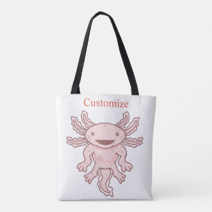 Niedlich rosa Axolotl Thunder_Cove Tasche
