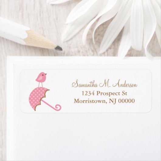 Niedlich rosa Bird (Insitu)