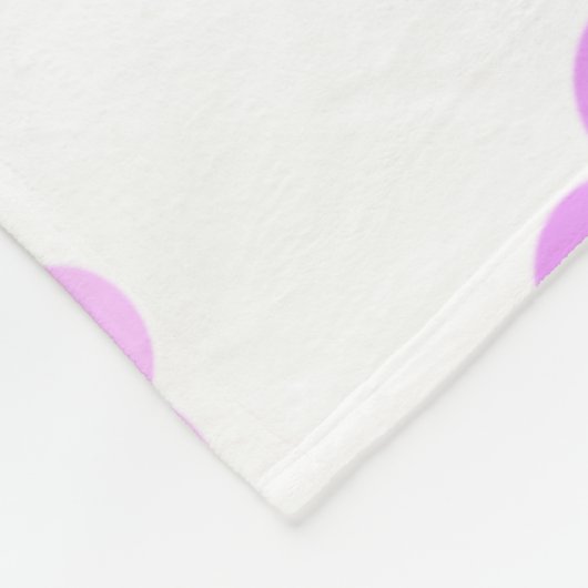 Niedlich rosa Blume Blumengefälle Muster Fleecedecke (Ecke)