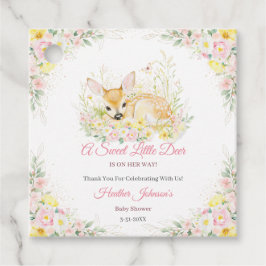 Niedlich-Rosa-Blumendärme Geschenkanhänger