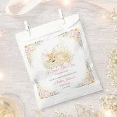 Niedlich-Rosa-Blumendärme Geschenktütchen (Ausgeschnitten)