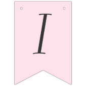 Niedlich rosa Blütenfarbe Die Einrichtung ist eine Wimpelkette (Dritte Fahne)