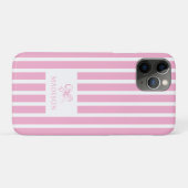 Niedlich rosa Bow Coquette Preppy Individuelle Nam Case-Mate iPhone Hülle (Rückseite (Horizontal))