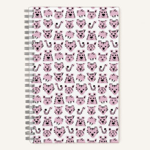 Niedlich rosa Cartoon Dschungelstift Notizblock