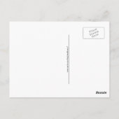 Niedlich-Rosa-Cartoon-Eule Postkarte (Rückseite)