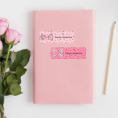 Niedlich rosa Coquette Bows Leopard Print Kids' Etiketten