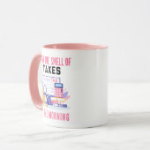 Niedlich rosa CPA - Steuerbuchhalter Personalisier Tasse (Vorderseite Links)