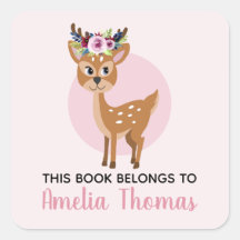 Niedlich rosa 'Dieses Buch gehört zu den Blumenkid