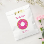 Niedlich rosa Donut Geburtstag danke Ihnen Gastges Geschenktütchen (Versiegelt)