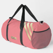 Niedlich rosa duffle bag (Rechte Ecke)