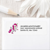 Niedlich rosa Einhorn mit Flügeln (Insitu)