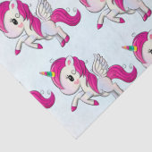 Niedlich rosa Einhorn mit Flügeln Seidenpapier (Detail)