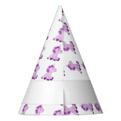 Niedlich rosa Einhorn Muster Kindergeburtstag Partyhütchen (Rückseite)