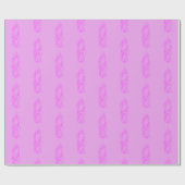 Niedlich rosa Einhorn Muster Magisch Geschenkpapier (Flach)