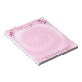 Niedlich rosa Einhorn Notizblock (angewinkelt)