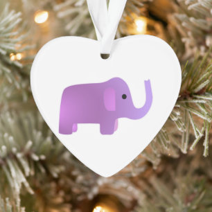 Niedlich-rosa-Elefant Ornament