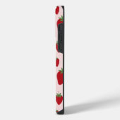 Niedlich Rosa Erdbeere iPhone Hülle (Linke Seite)