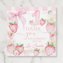 Niedlich Rosa Erdbeeren Berry Erster Geburtstag