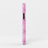 Niedlich-rosa-exquisiter handgemalteter Musterhint Case-Mate iPhone Hülle (Hinten/Rechts)