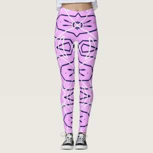 Niedlich rosa Farbtrendy "Ratti_Creative_Arts" Leggings