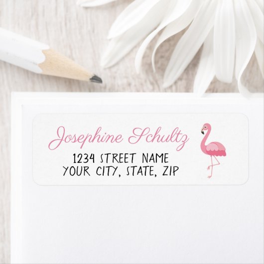 Niedlich rosa Flamingo (Insitu)