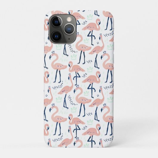Niedlich rosa Flamingo Case-Mate iPhone Hülle (Rückseite)