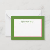 niedlich rosa Flamingo fügen Sie Text hinzu Mitteilungskarte (Rückseite)