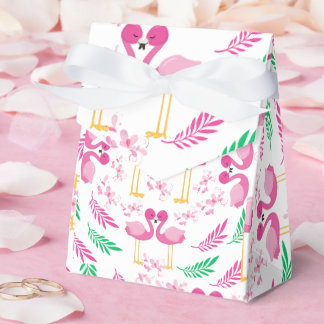 Niedlich rosa Flamingo Geschenkschachtel
