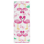 Niedlich rosa Flamingo Geschenktüte Für Weinflaschen (Rückseite)