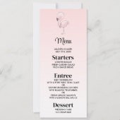 Niedlich-rosa-Flamingo-Illustration Einladung (Vorderseite)