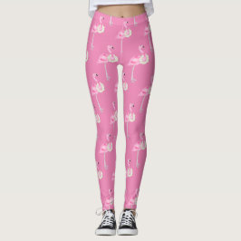 Niedlich rosa Flamingo-Muster Leggings